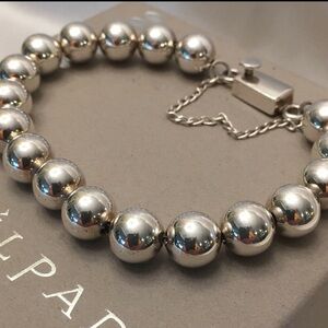 Silpada 925 Sterling Silver Ball Bead Bracelet 10mm Box Clasp Bracelet